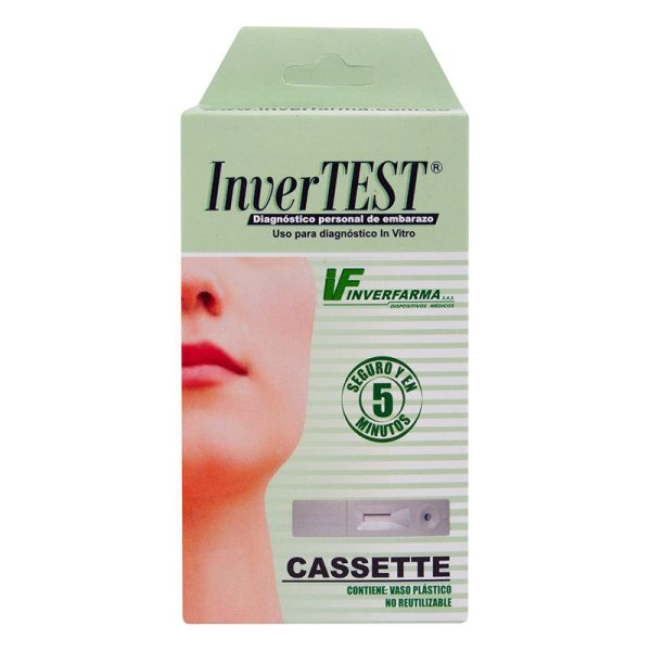 PRUEBA DE EMBARAZO CASSETTE INVERTEST