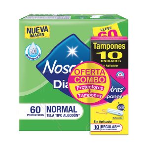 PROT.NOSOTRAS NORM.60UND+TAMP.DIG.10UND
