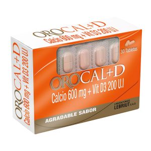 OROCAL D 30 TABLETAS MASTICABLES LP