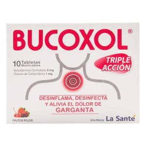 BUCOXOL TRIPLE ACCION F.ROJOS 10 TBS