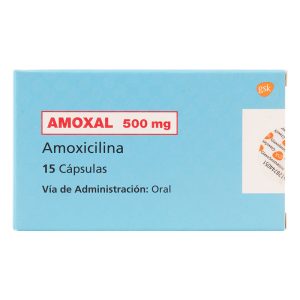 AMOXAL 500 MG 15 CAPSULAS (3%+)