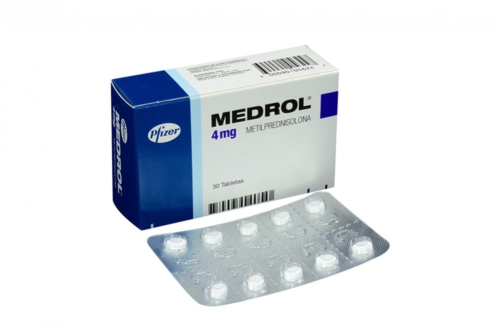 MEDROL 4 MG 30 TABLETAS