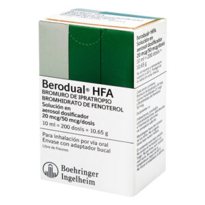 BERODUAL HFA AEROSO.10ML(P)30000(SC)(SF)