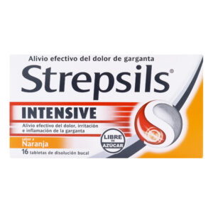 STREPSILS INTENS.NARANJA SIN AZUC.16 TBS