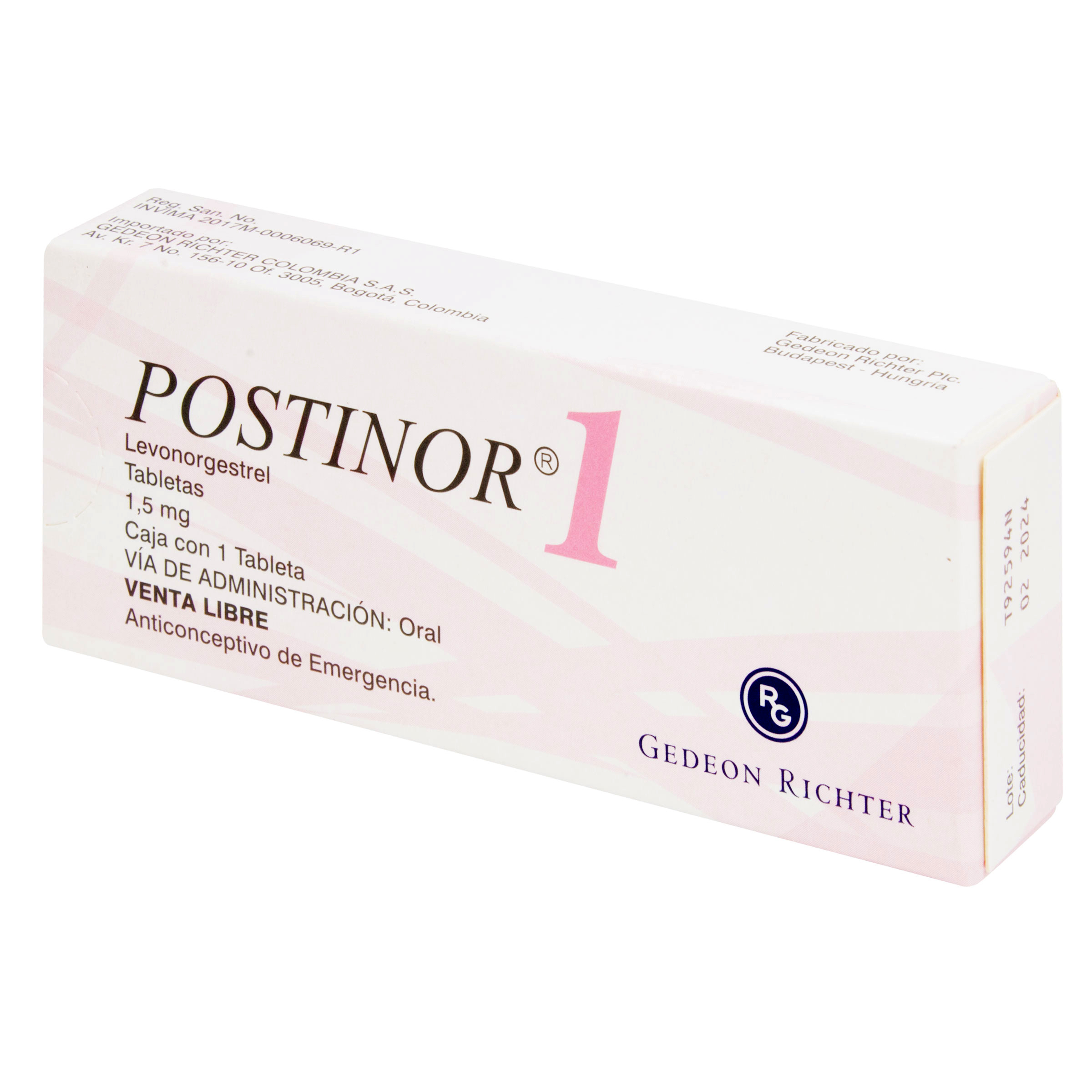 POSTINOR 1 1.5 MG 1 TABLETA(P)17415