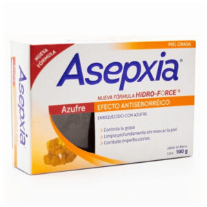 JABON ASEPXIA AZUFRE 100 GR(SF)