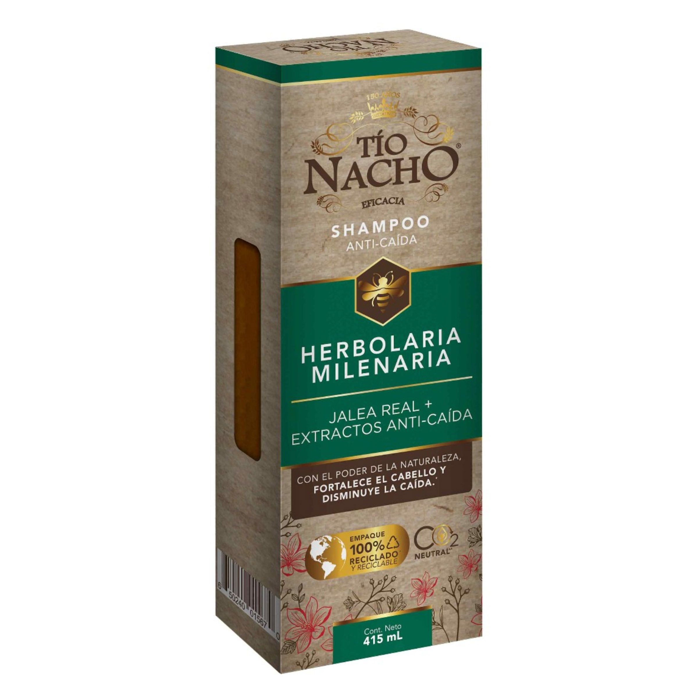 CHA.TIO NACHO HERBOLARIA MILEN.415ML(SF)