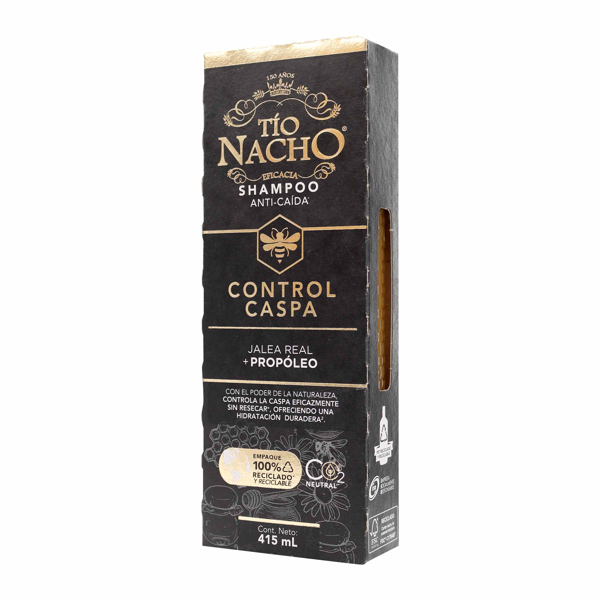 CHA TIO NACHO CONTROL CASPA 415 ML (SF)