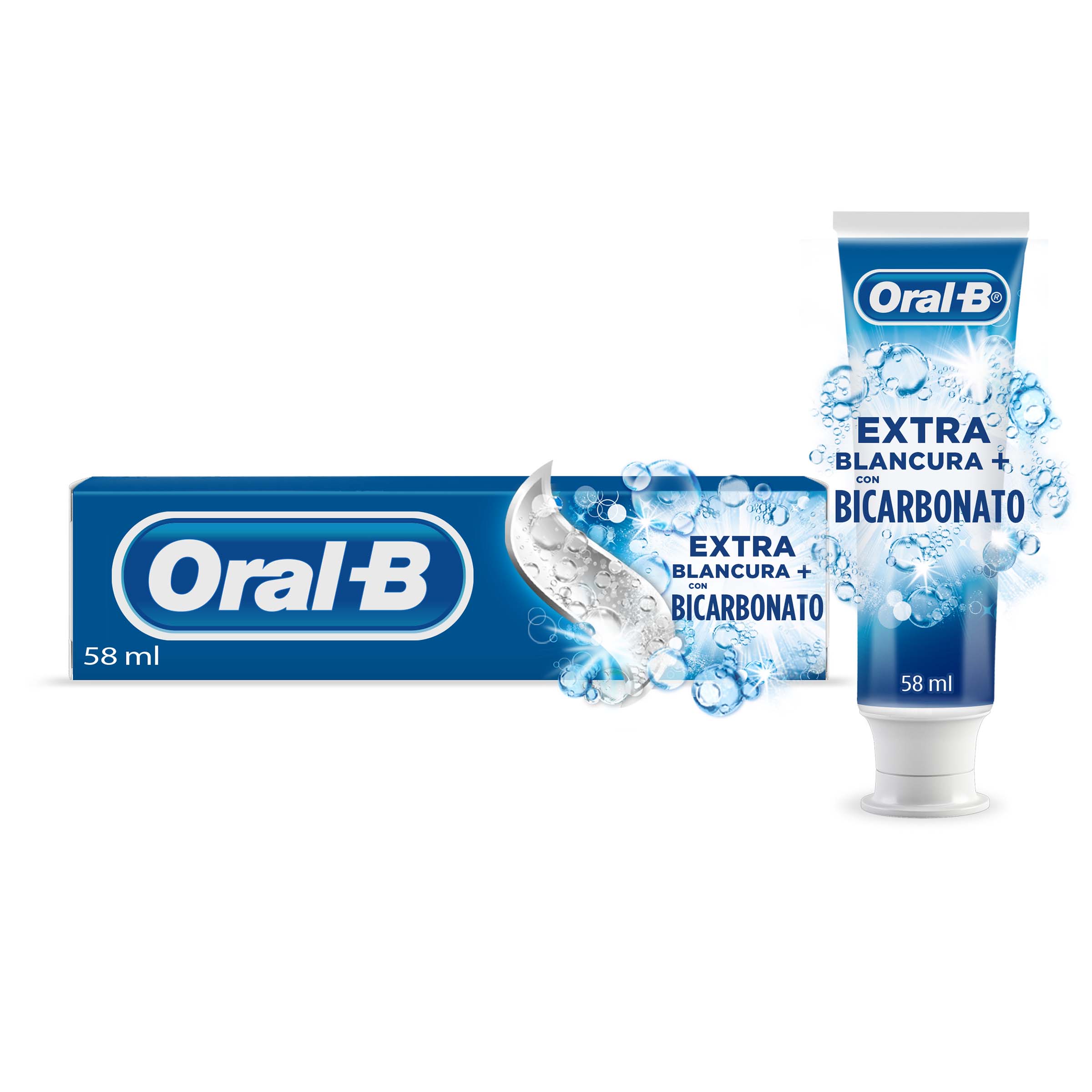 ORAL-B CREMA DENTAL BICARBONATO 58 ML