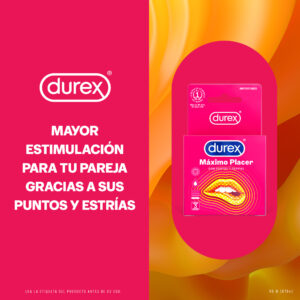 PRESERVAT.DUREX MAXIMO PLACER 3 UND