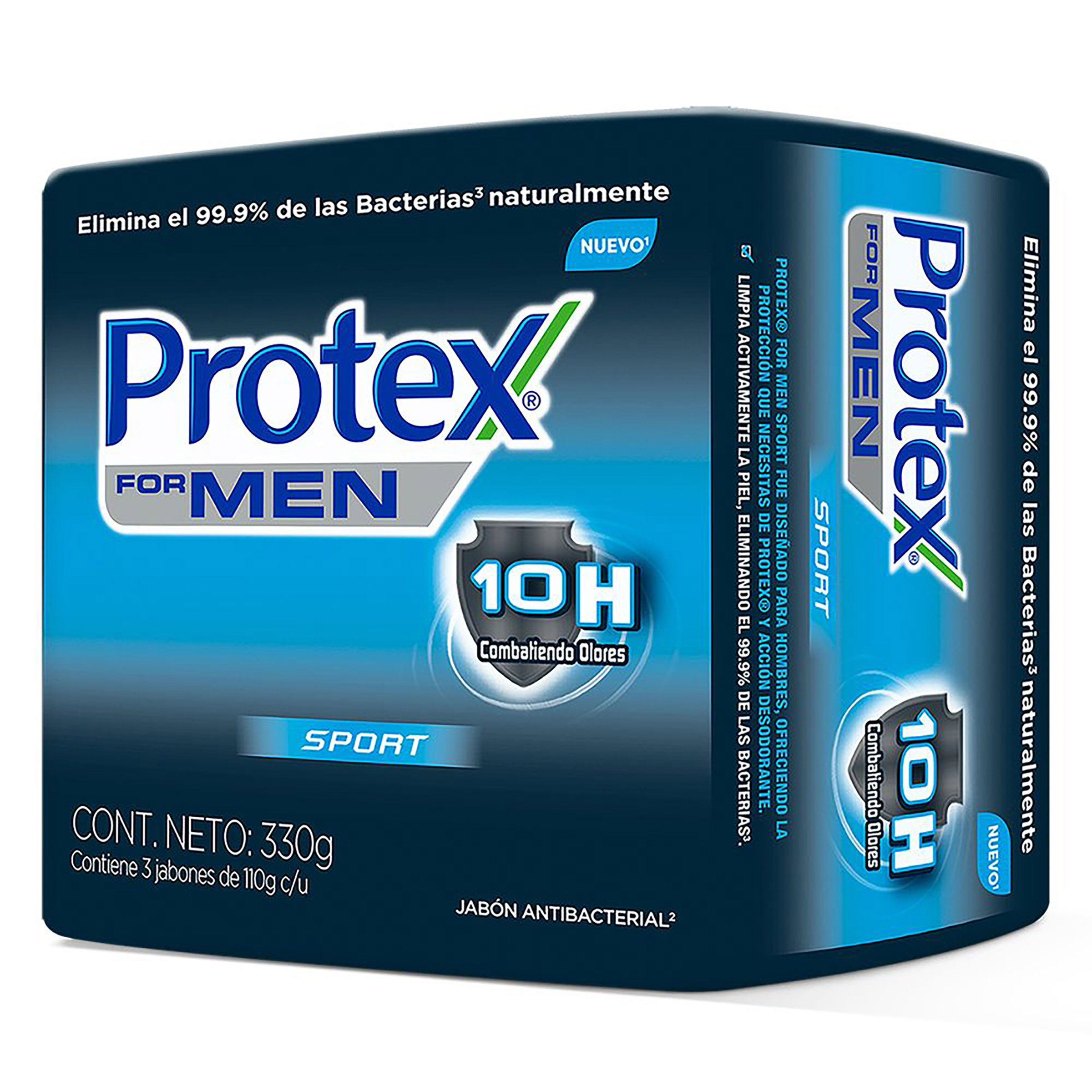 3 JABONES PROTEX MEN SPORT 110 GR