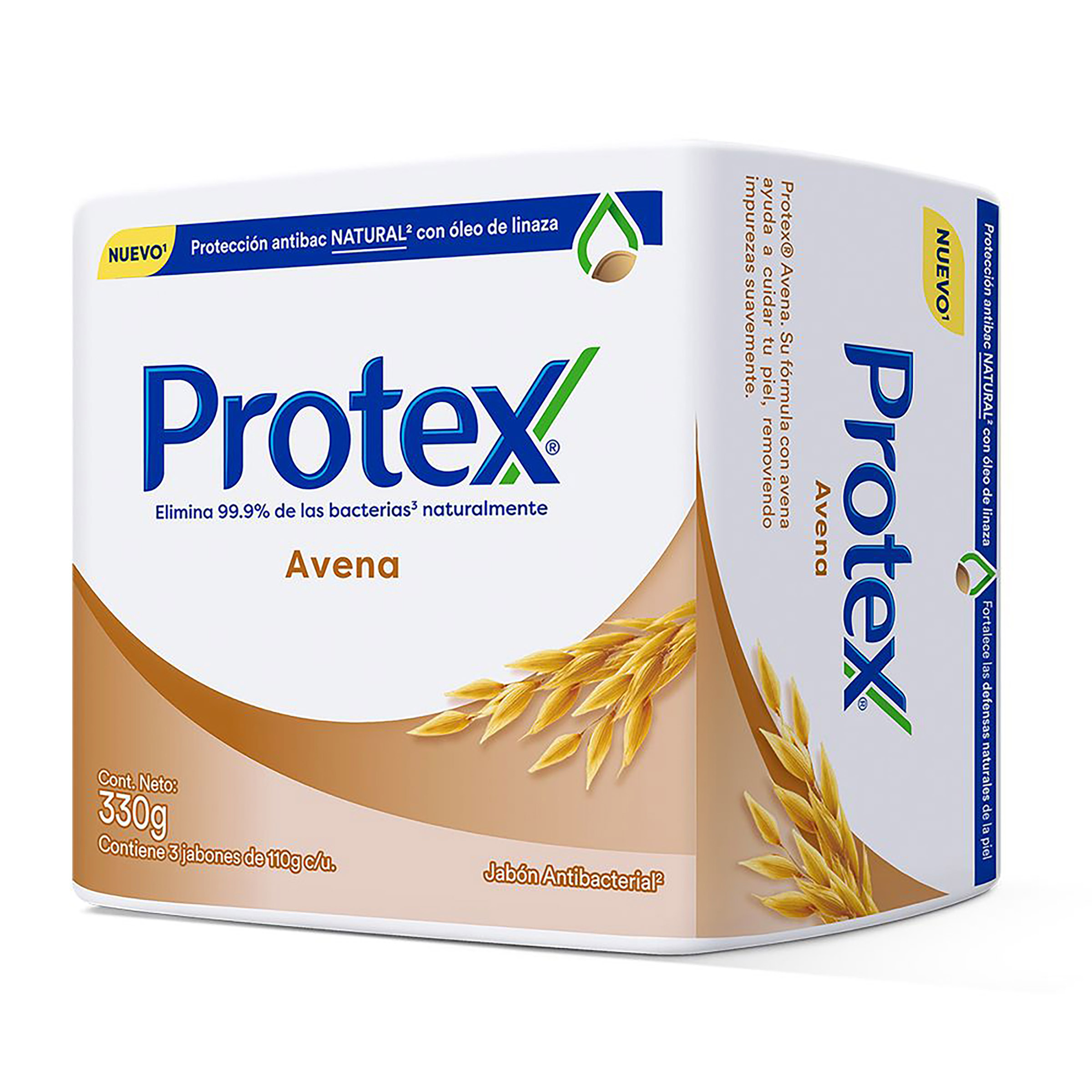 3 JAB.PROTEX ANTIBAC.AVENA 110 GR
