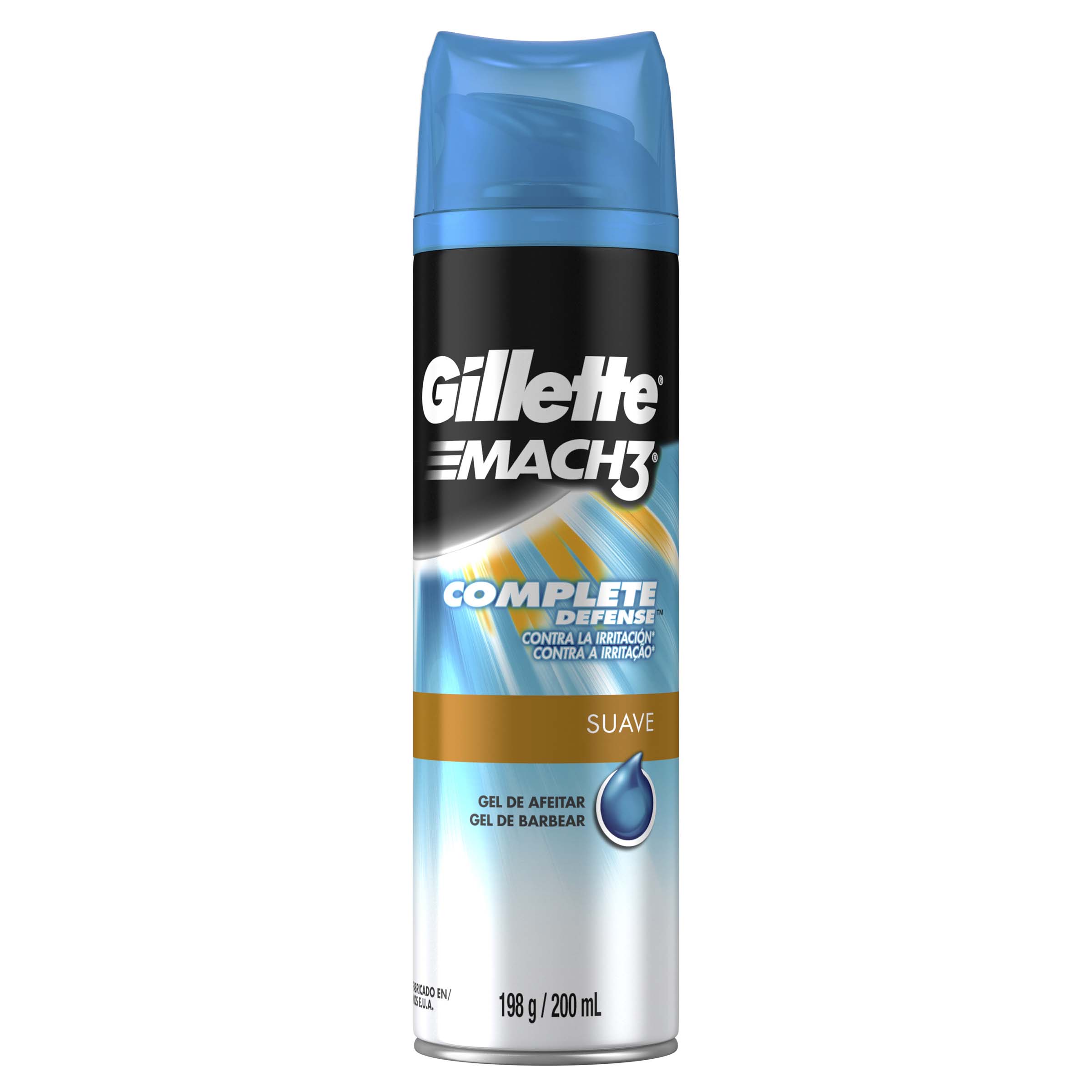GEL DE AFEITAR MACH3 SUA.IRRITATION 198G