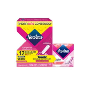 TAMPON NOSOTRAS DIG.REG.S/APL.12UND+15MU