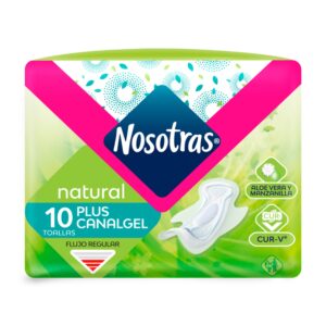 TOA.NOSOTRAS NAT.PLUS CANALGEL 10 UDS