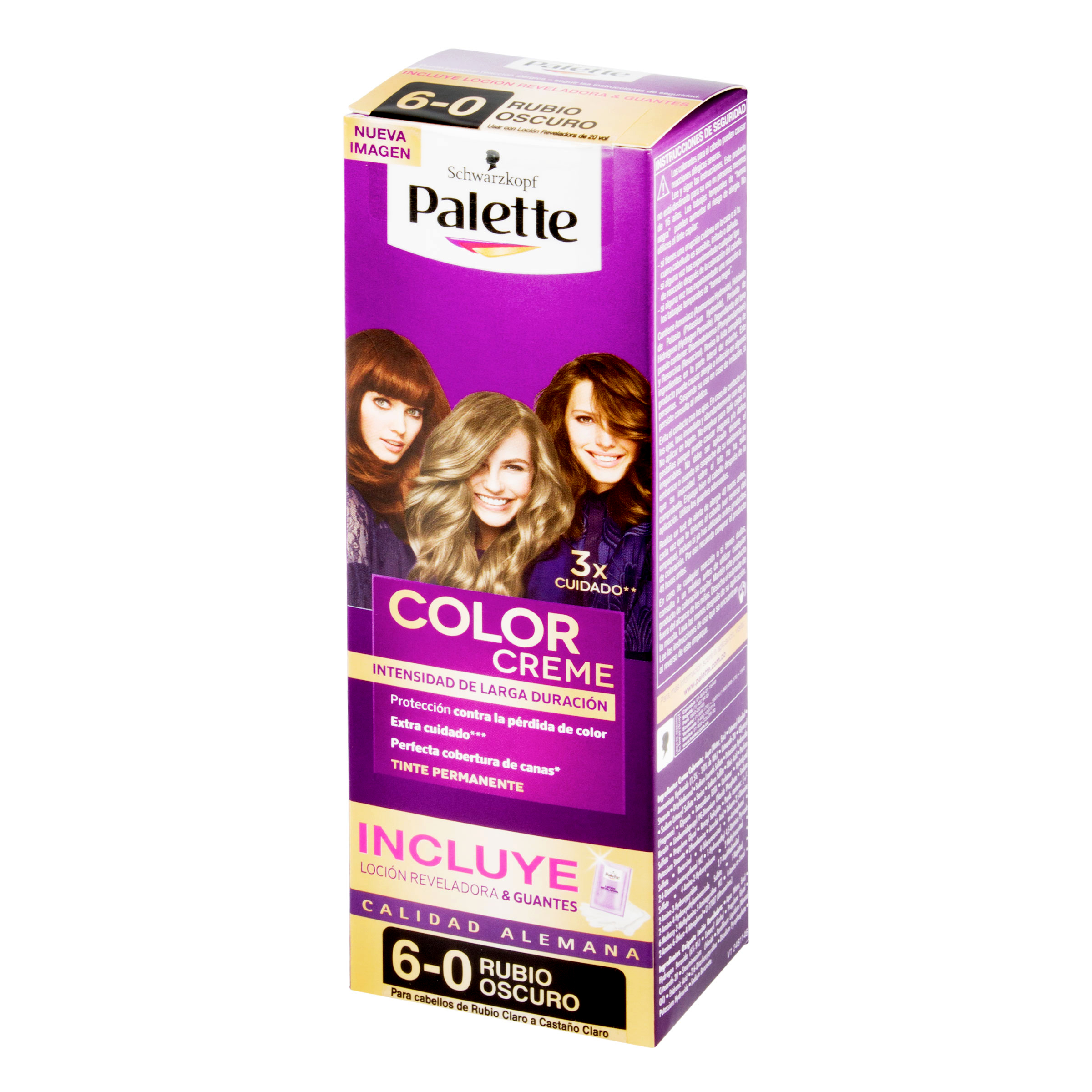 PALETTE CREM TUBO 6-0 RUBIO OSCURO