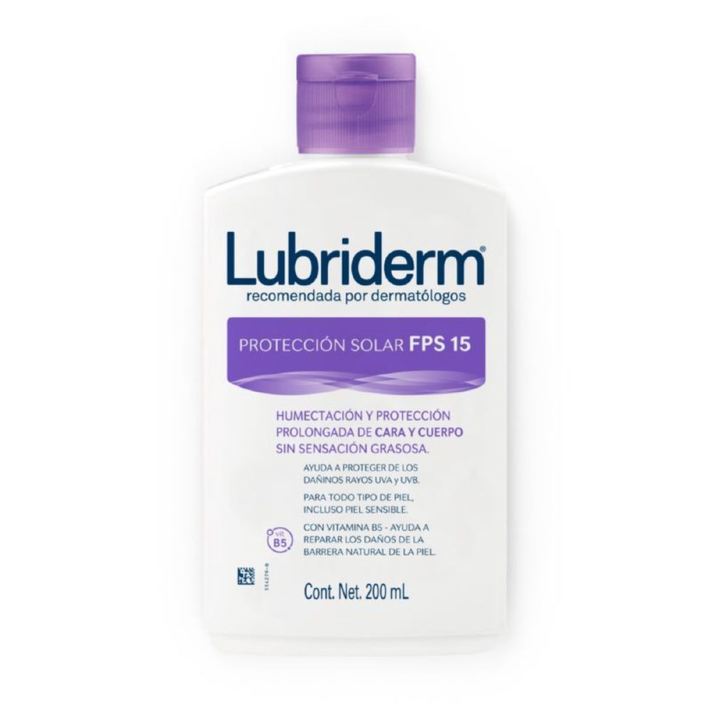 LUBRIDERM LOCION U.V.15 200 ML