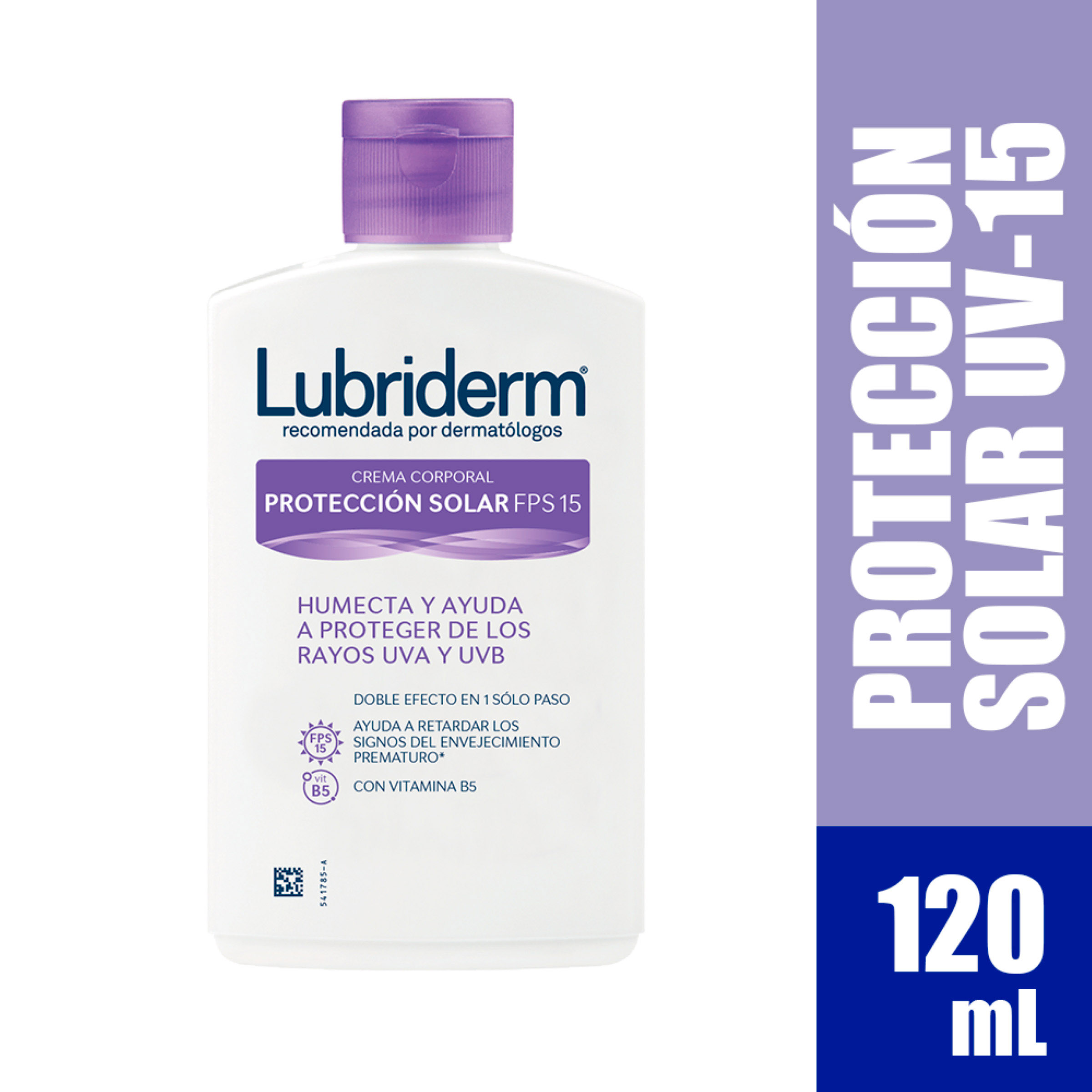 LUBRIDERM LOCION U.V.15 120 ML