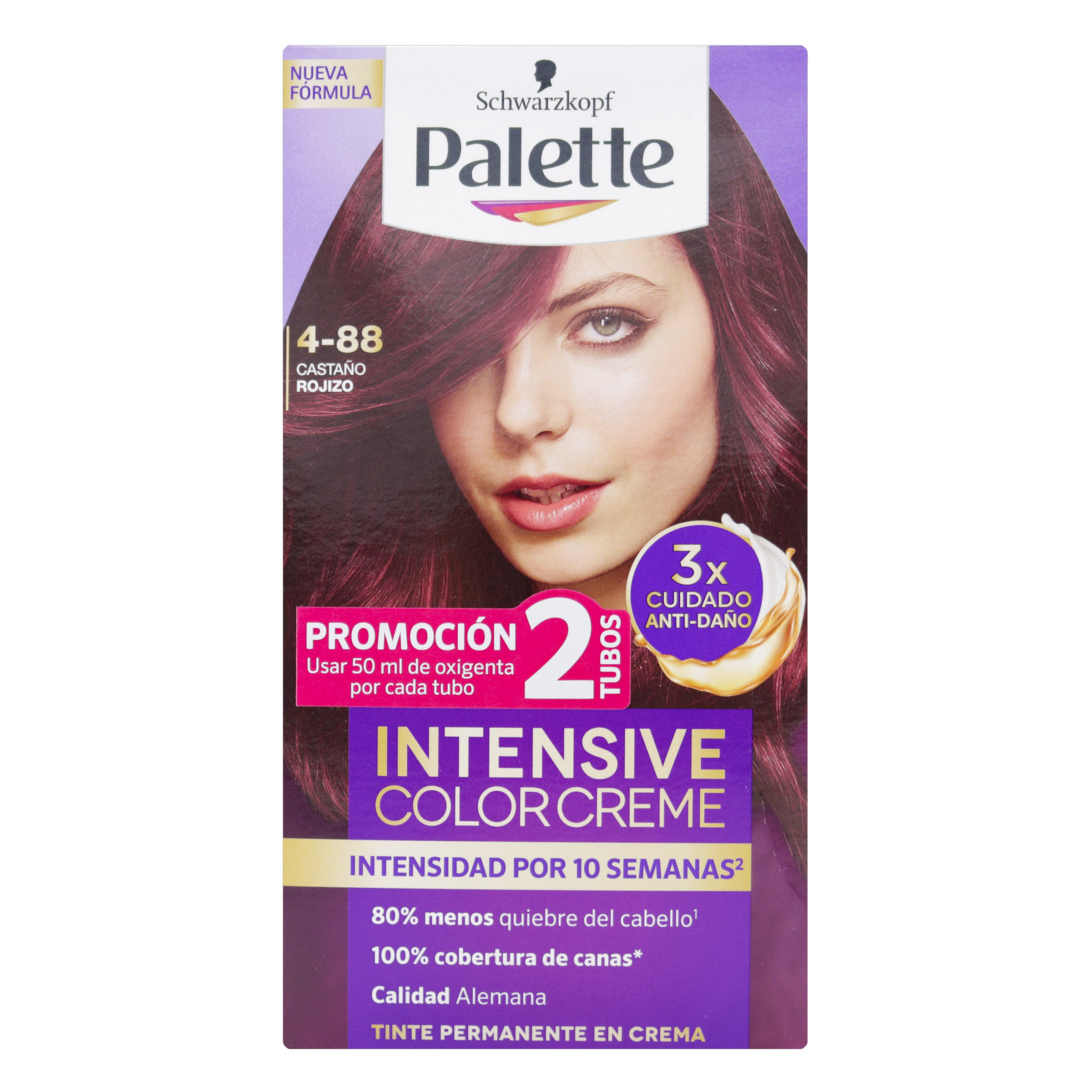 PALETTE CREM D.TUBO 4-88 CASTANO ROJIZO