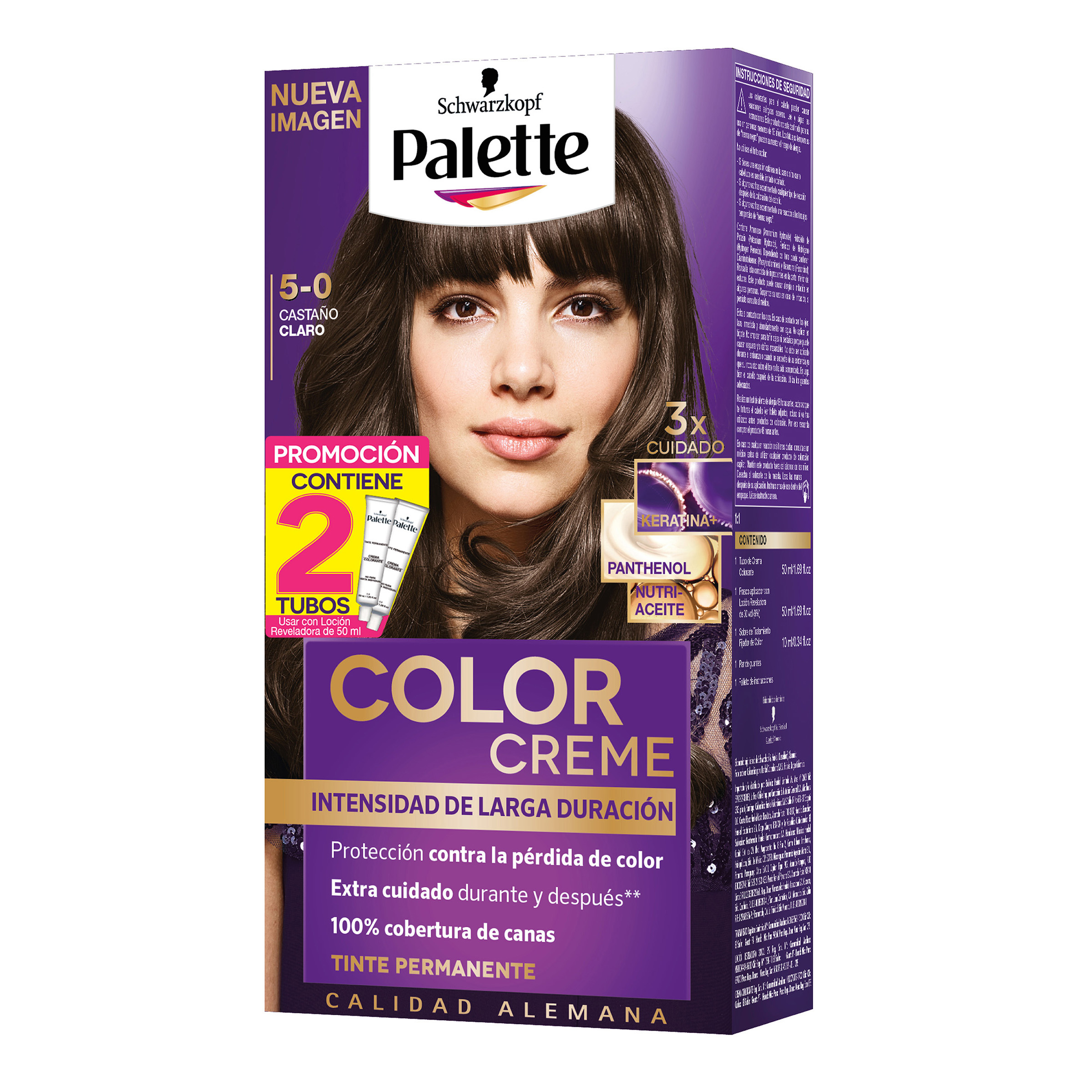 PALETTE CREM D.TUBO 5-0 CASTANAO CLARO