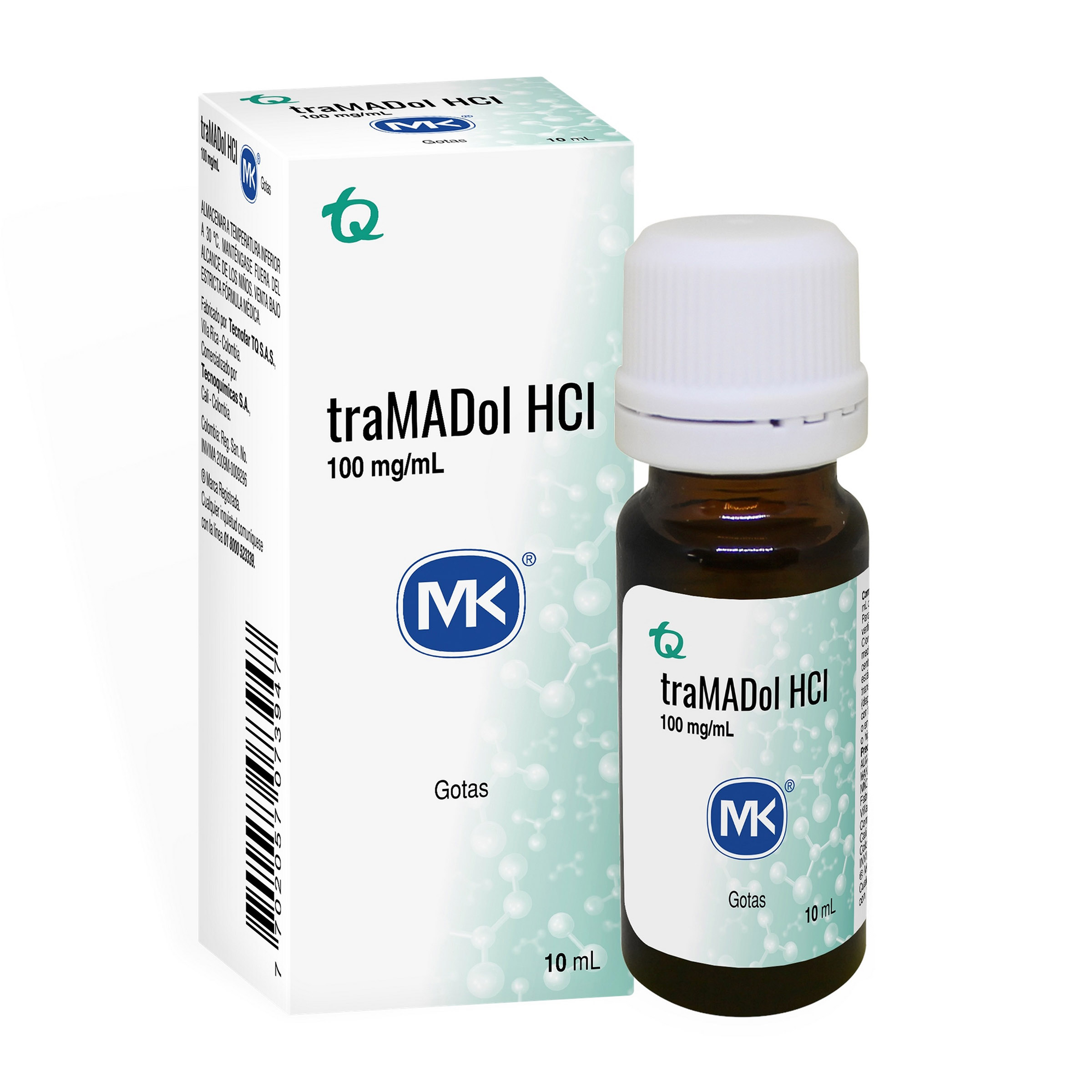TRAMADOL 100 MG GOTAS 10 ML MK