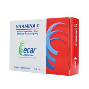 VITAMINA C INYECT.5 ML 10 AMPOLLAS ECAR