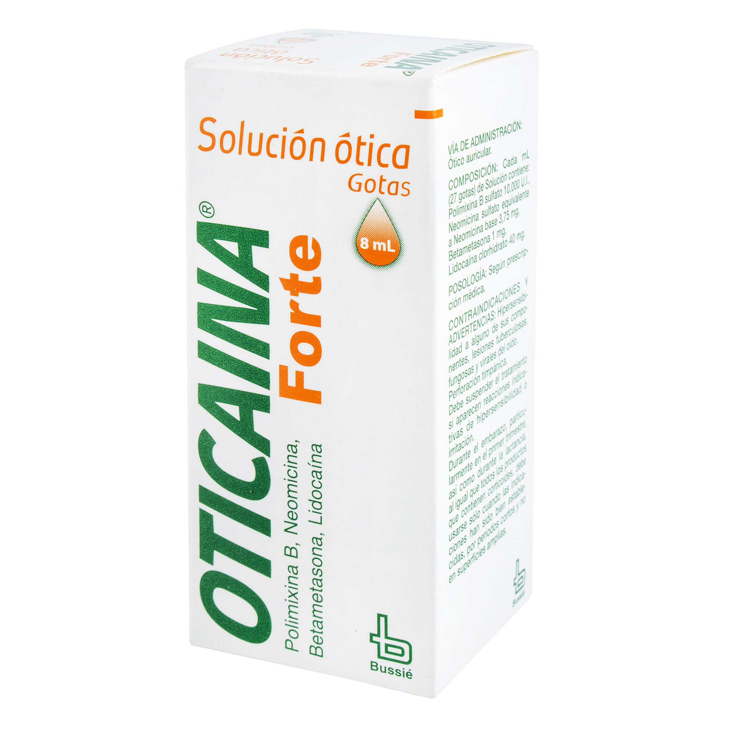 OTICAINA FORTE GOTAS 8 ML