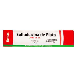 SULFADIAZINA DE PLATA 15 GR GF