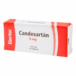 CANDESARTAN 8 MG 14 TABLETAS GF(P)7862