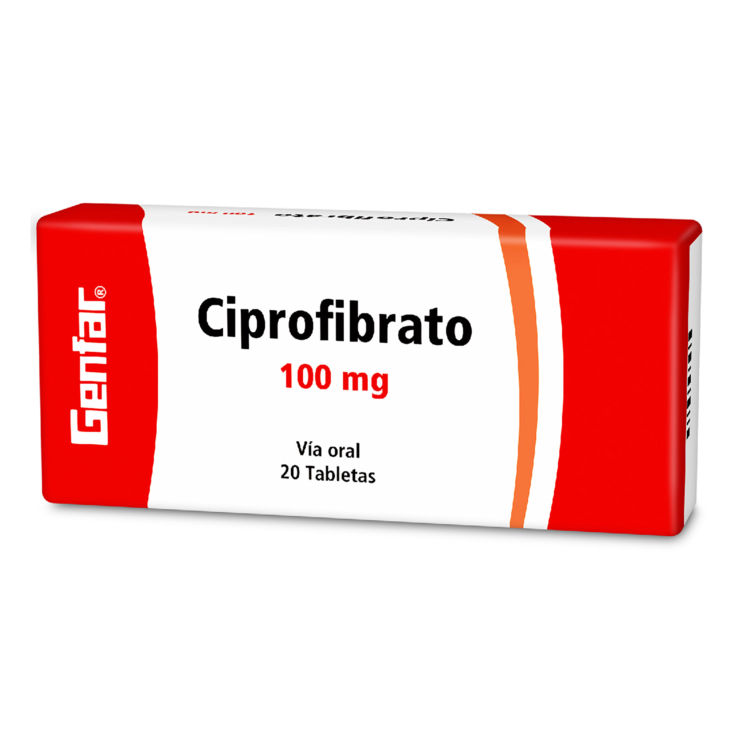 CIPROFIBRATO 100 MG 20 TBS GF(P)17280