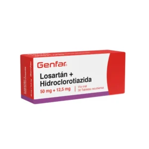 LOSARTAN+HIDROCL.50MG+12.5 MG 30 TABS GF