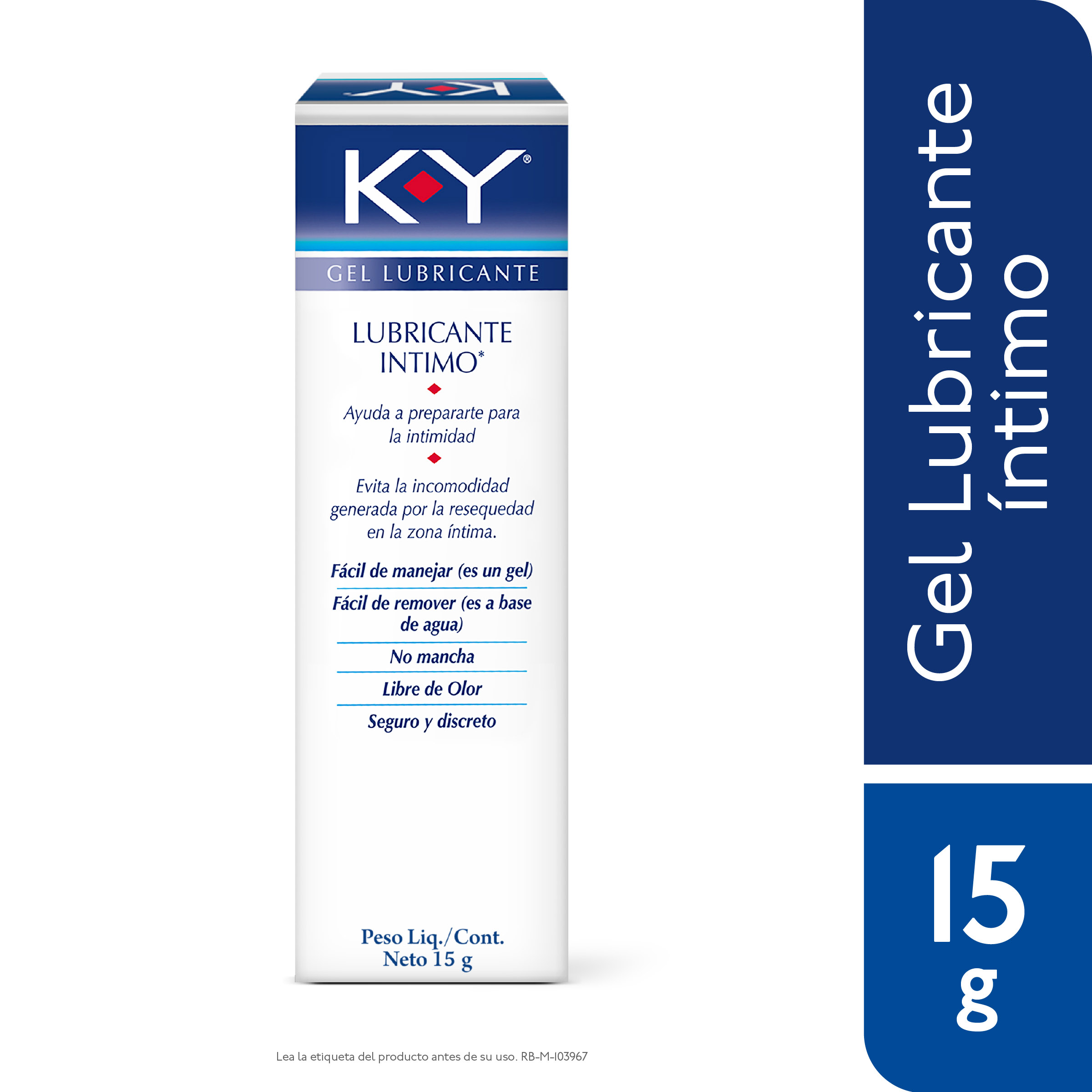 LUBRICANTE INTIMO K-Y GEL 15 GR
