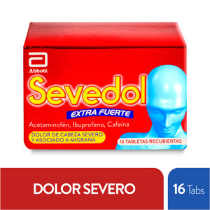 SEVEDOL EXTRA FUERTE 16 TABLETAS