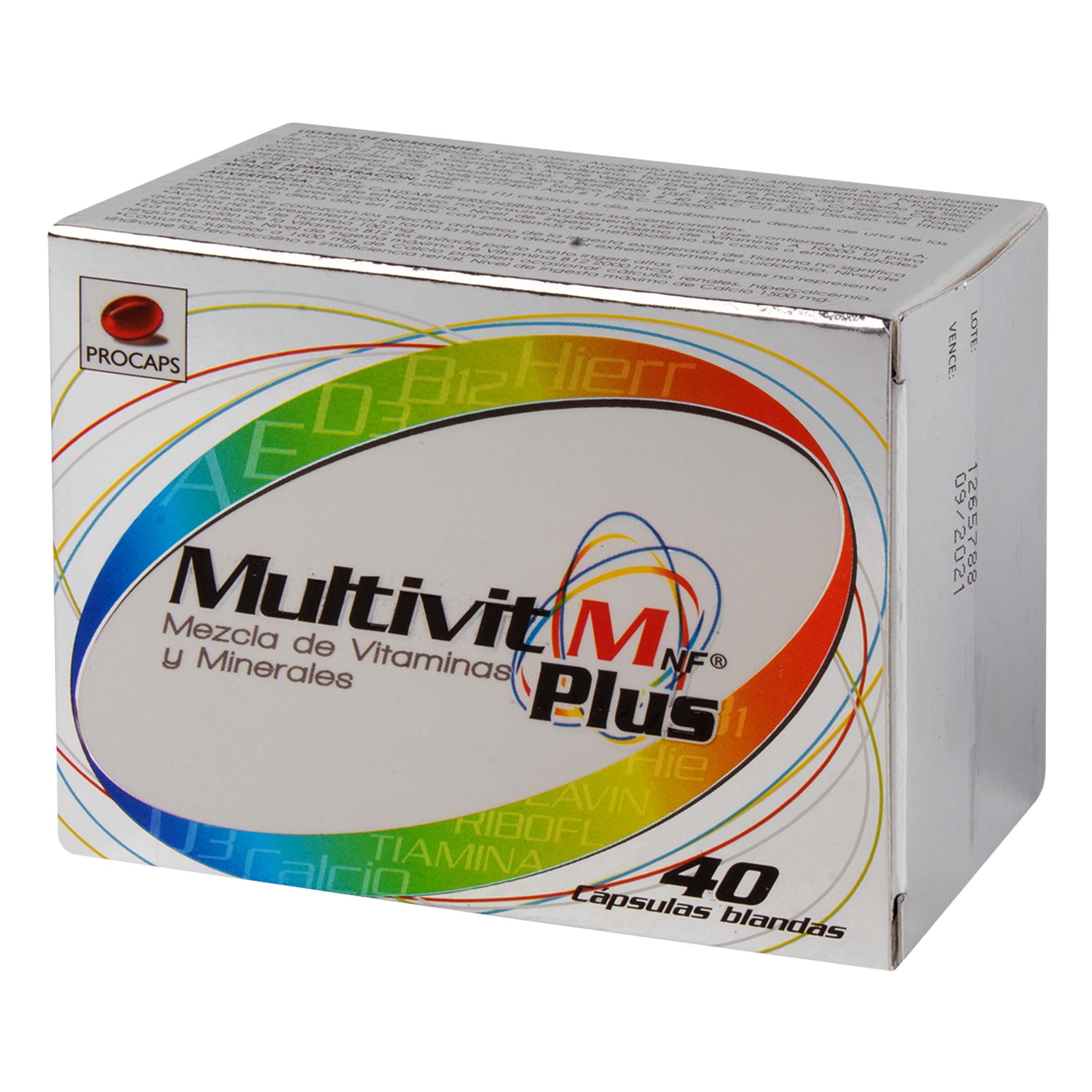 MULTIVIT M NF PLUS 40 CAP