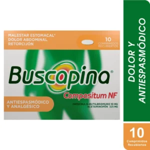 BUSCAPINA NF COMPOSITUM 325/10 MG 10 TBS