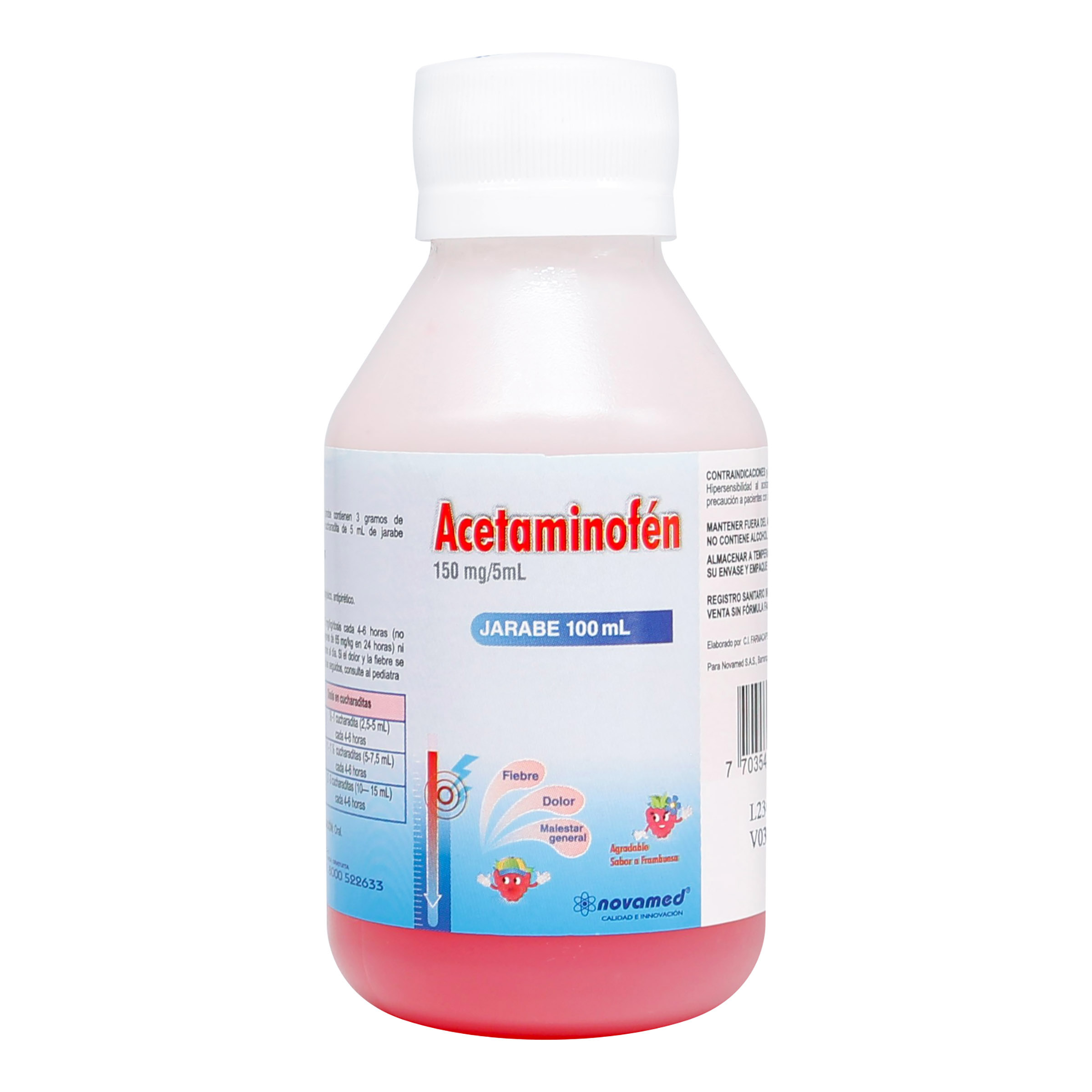 ACETAMINOFEN 150 MG/5 ML 100 ML