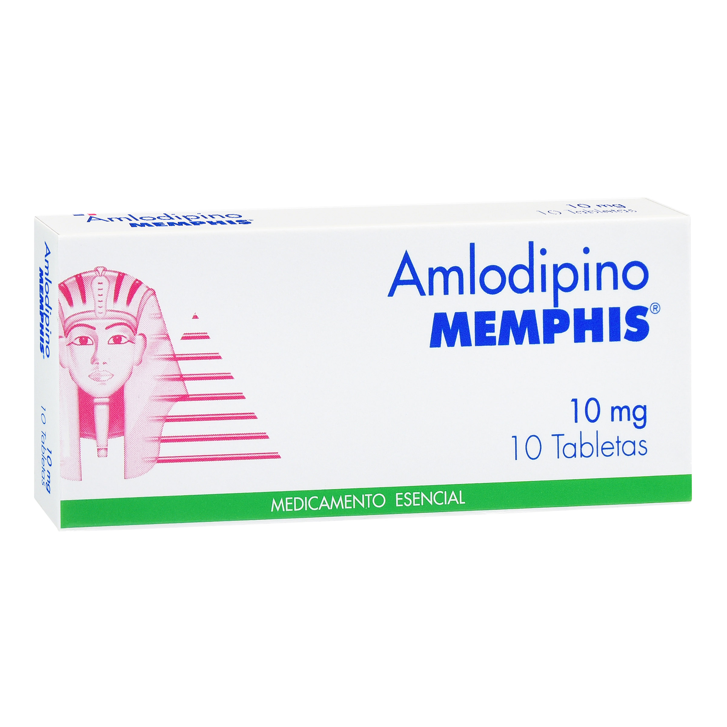 AMLODIPINO 10 MG 10 TABLETAS MP