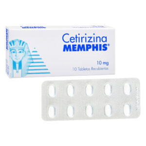 CETIRIZINA 10 MG 10 TBS RECUBIERTAS MP