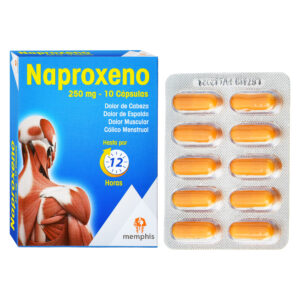 NAPROXENO 250 MG 10 CAPSULAS MP