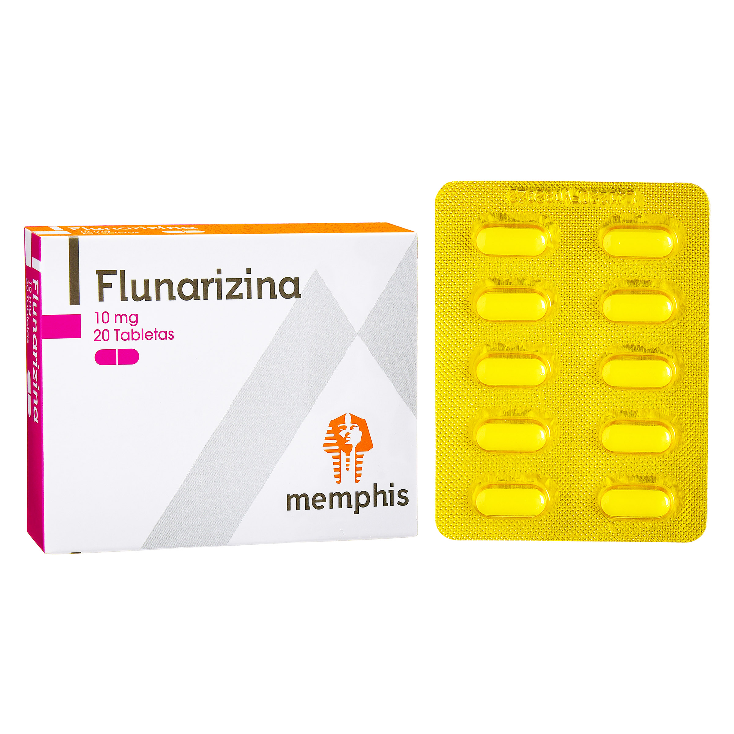 FLUNARIZINA 10 MG 20 TABLETAS MP