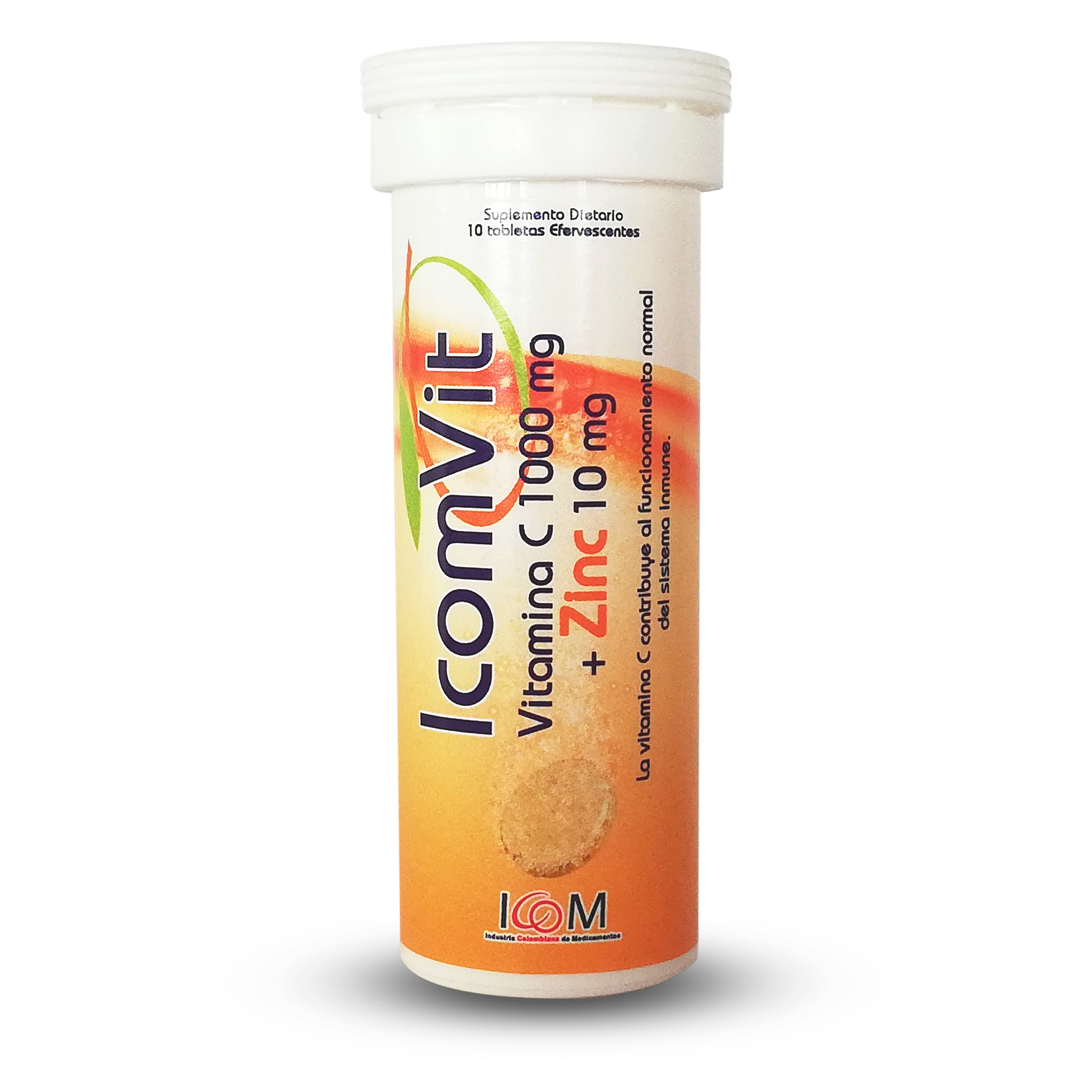 ICOMVIT E.NARANJA 10 TBS EFERV IVA ICOM