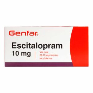 ESCITALOPRAM 10 MG 28 TABLETAS GF