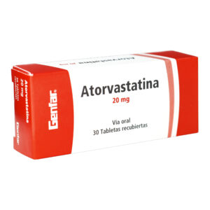 ATORVASTATINA 20 MG 30 TBS GF