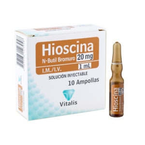 NBUTIL BROMURO 20 MG/1 ML 10 AMPOLLAS VT