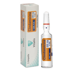 CLINDAMICINA 600 MG/4 ML 1 AMPOLLA VT