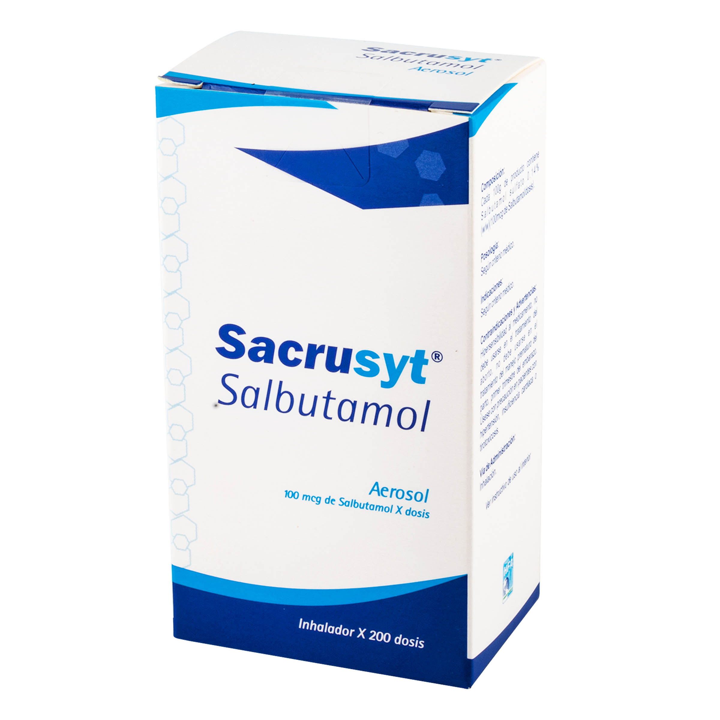 SALBUTAMOL SACRUSYT INHAL 200 DOSIS