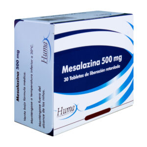 MESALAZINA 500 MG 30 TABLETAS HP(P)44700