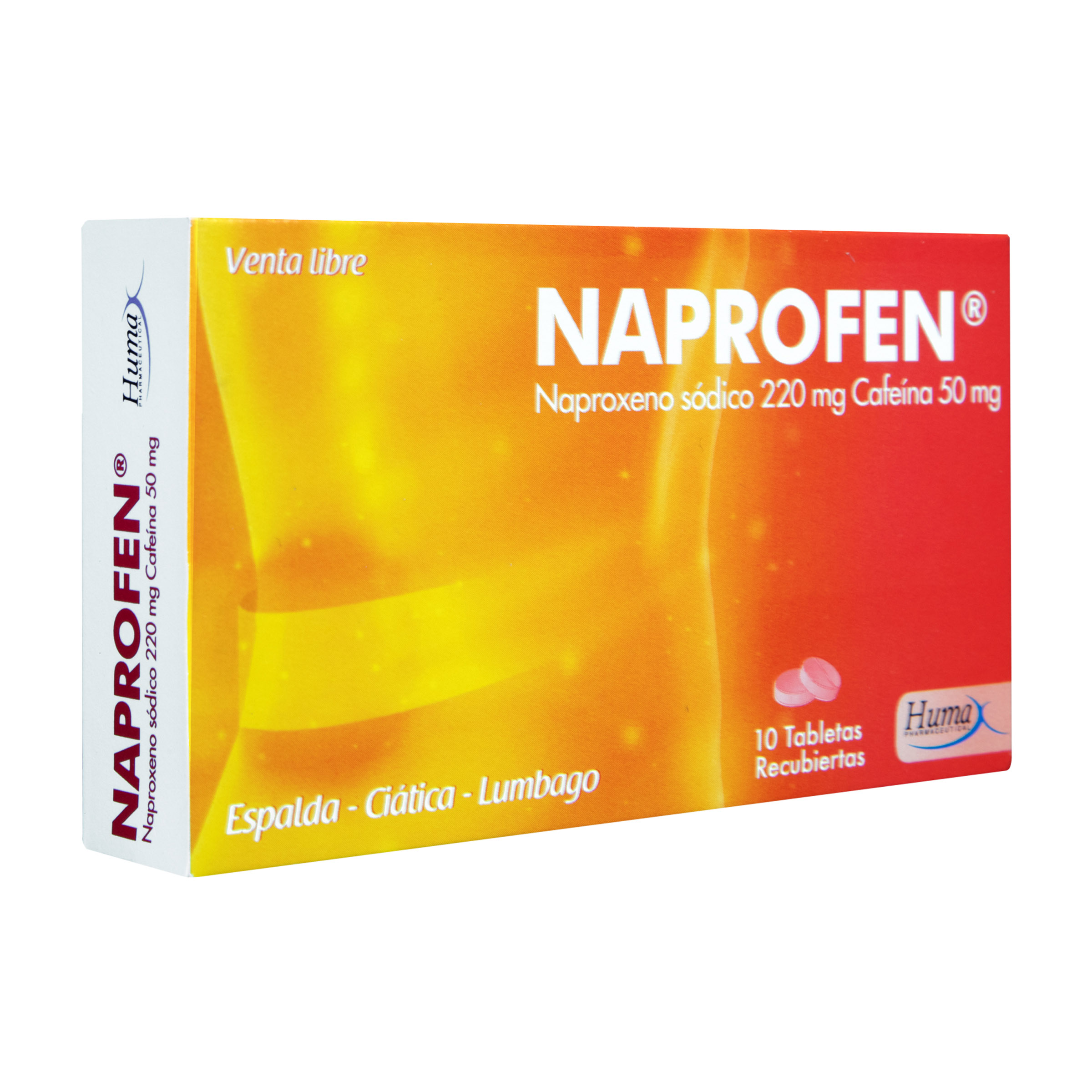 NAPROFEN 220 MG 10 TABLETAS