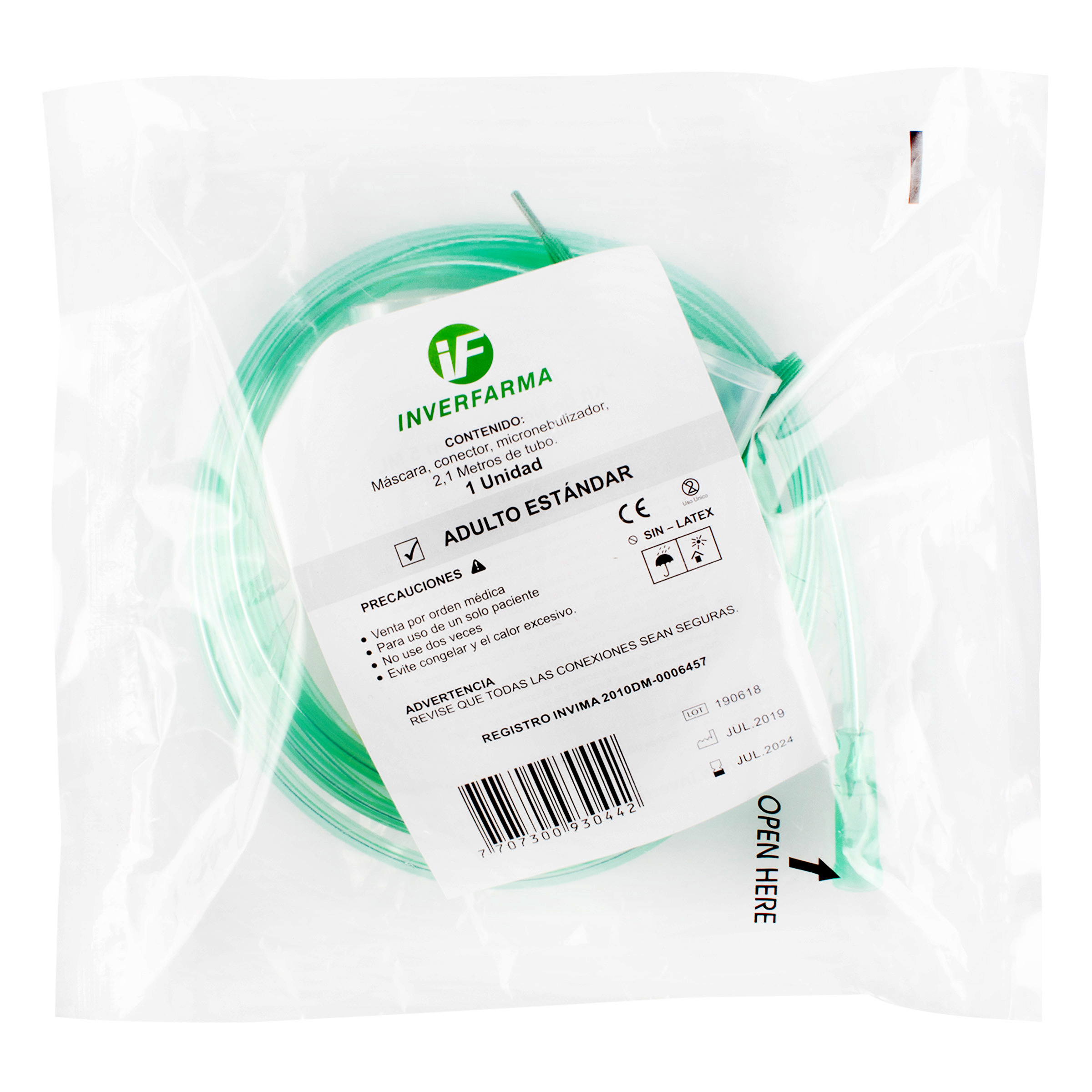 KIT NEBULIZACION ADULTO INVERFARMA