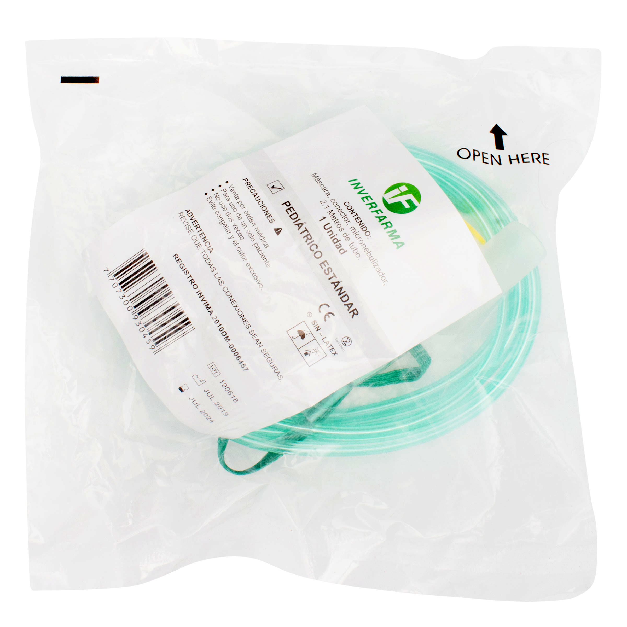 KIT NEBULIZACION PEDIATRICO INVERFARMA